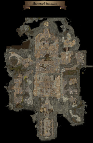 Shattered Sanctum Map